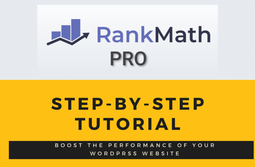 RankMath Pro tutorial step by step guid